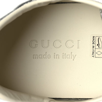 Gucci Metallic Nappa Interlocking G Perforated Mens Ace Sneakers 10 Argento 8 of 8