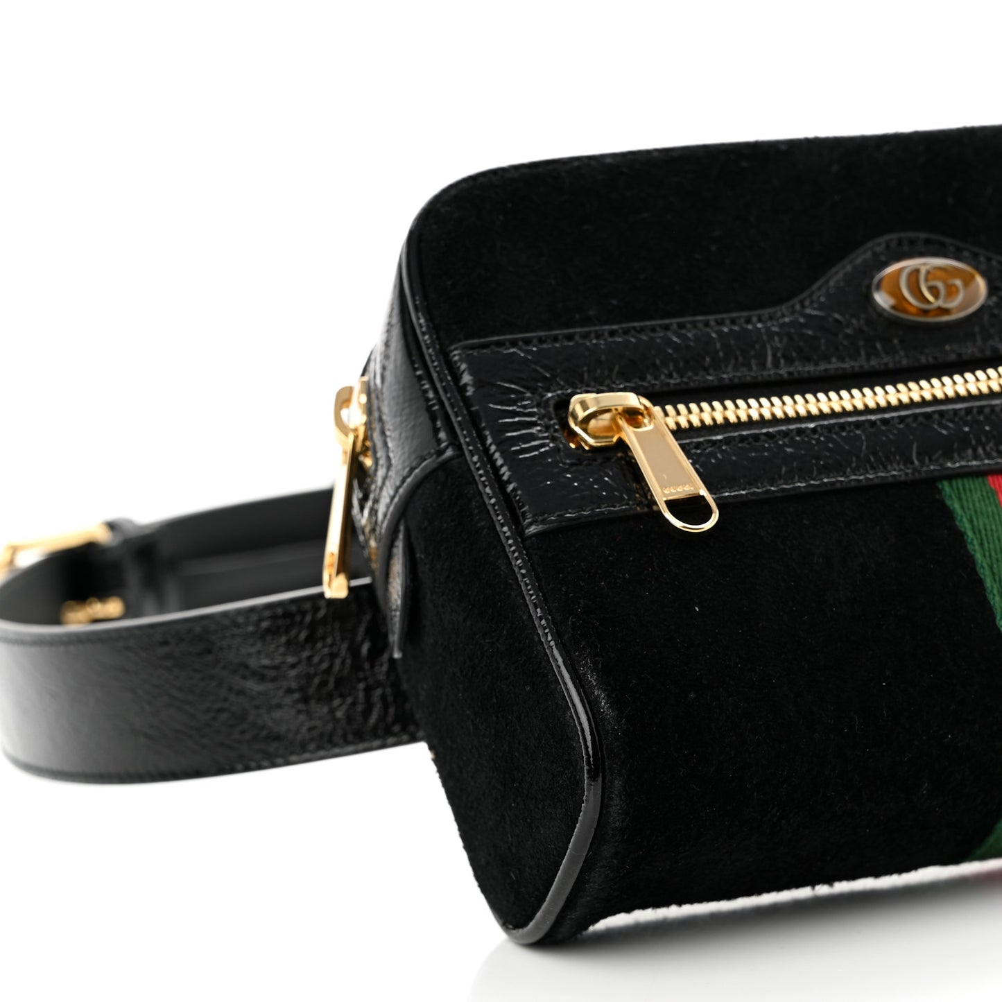 Suede Small Ophidia Belt Bag 95 38 Black