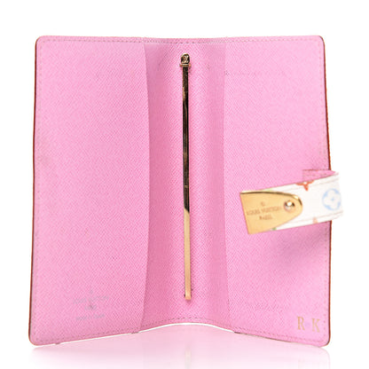 Louis Vuitton Monogram Multicolor Partenaire Agenda Cover PM White Litchi 5 of 14