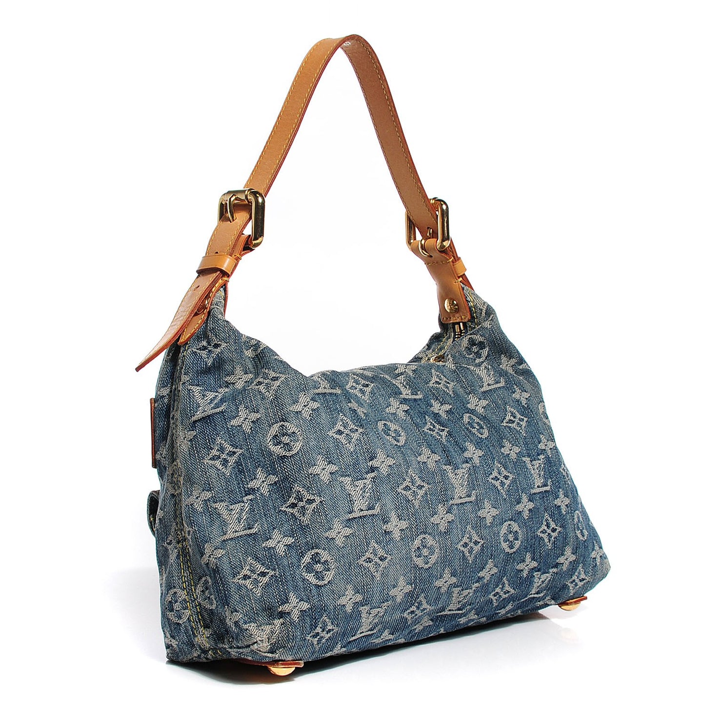 Monogram Denim Baggy PM Blue
