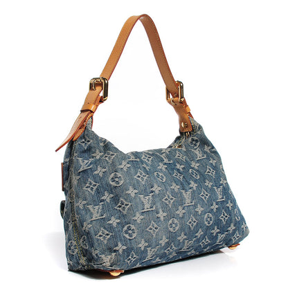 Louis Vuitton Monogram Denim Baggy PM Blue 3 of 7