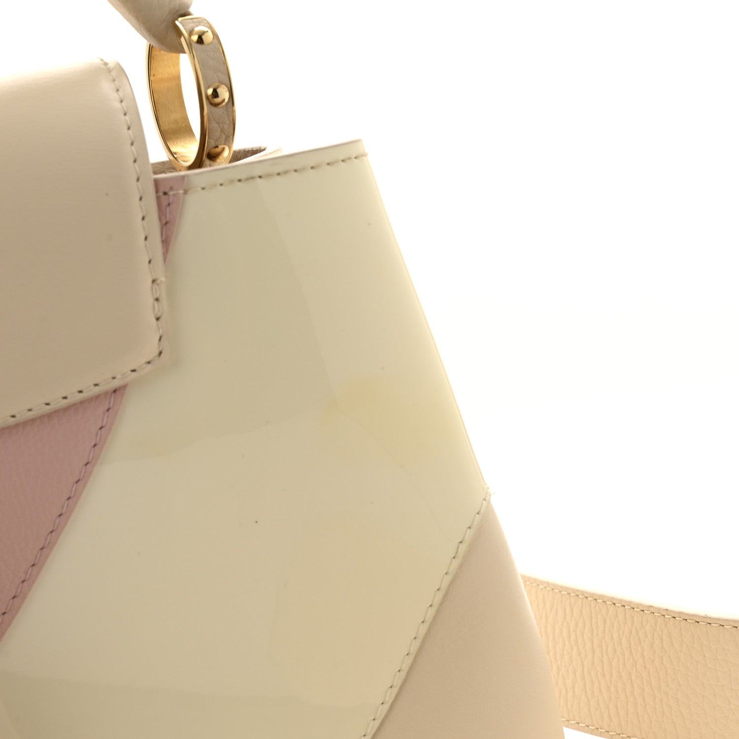Louis Vuitton Taurillon Gelato Capucines BB Tonal Vanilla Beige 11 of 11