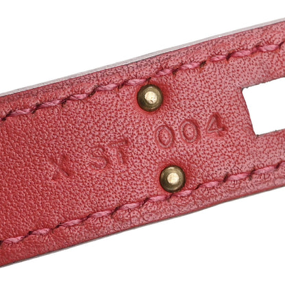 Hermes Swift Kelly Cut Clutch Pochette Vermillion 7 of 14