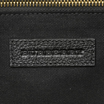 Burberry Mega Check Calfskin Abbeydale Simple Backpack Black Camel 10 of 19