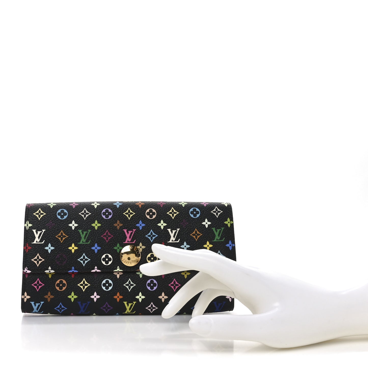 Monogram Multicolor Sarah Wallet Black Grenade