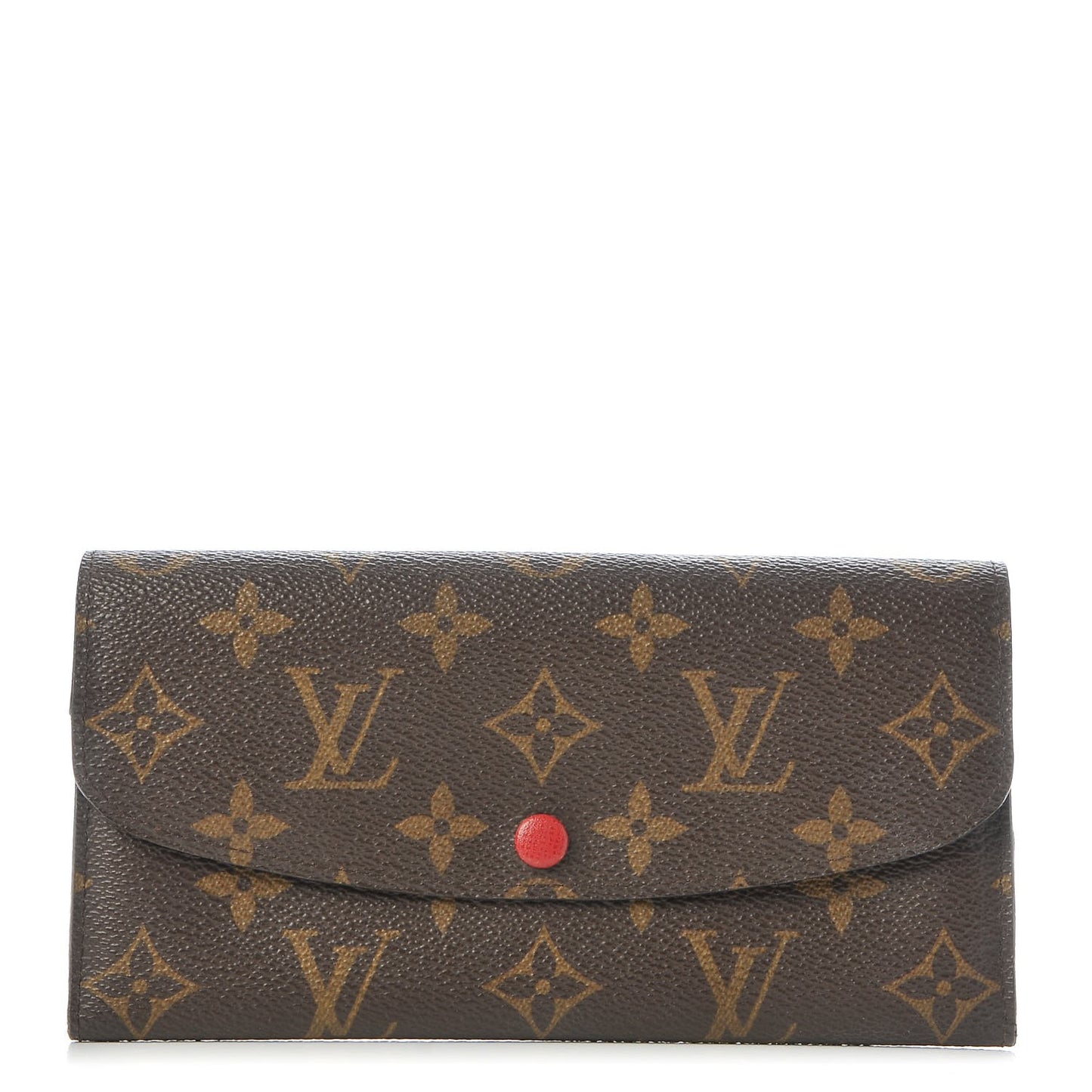 Monogram Emilie Wallet Red