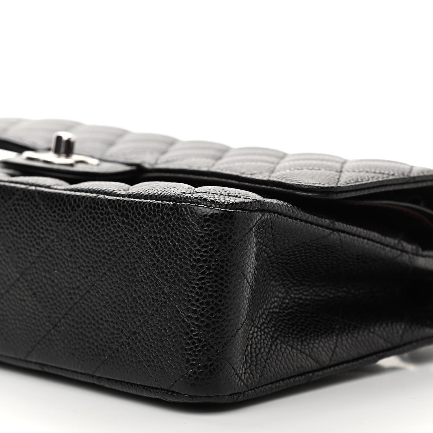 Chanel Caviar Quilted Medium Double Flap Black 10 of 11