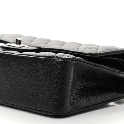 Chanel Caviar Quilted Medium Double Flap Black 10 of 11