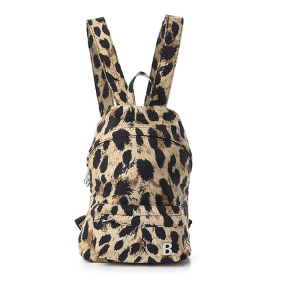 Balenciaga Nylon Leopard Printed Soft XXS Backpack Beige 1 of 8