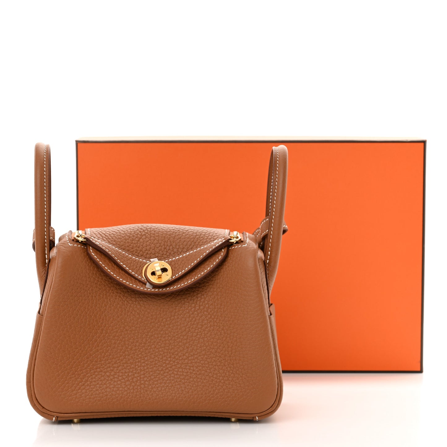 Taurillon Clemence Mini Lindy 20 Gold