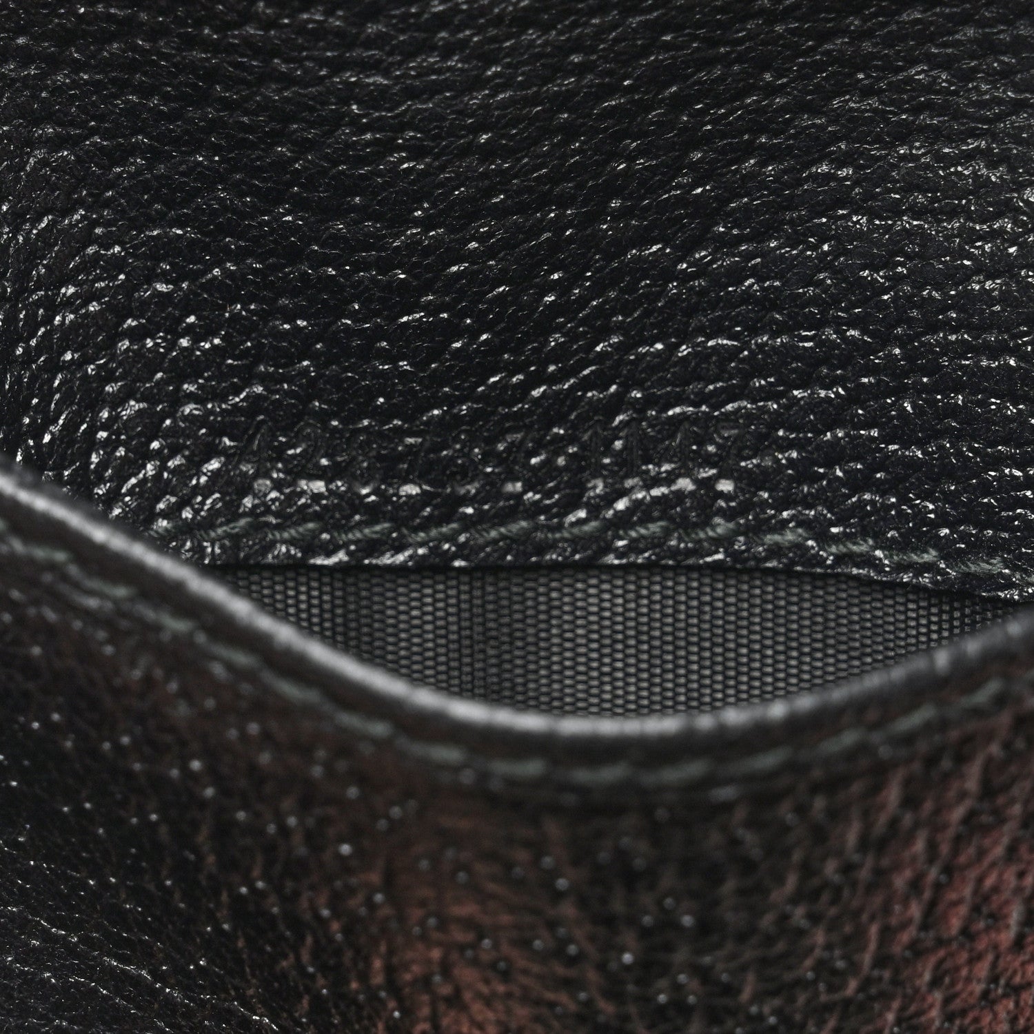 Gucci Calfskin Boar Effect GG Marmont Card Case Black 7 of 7