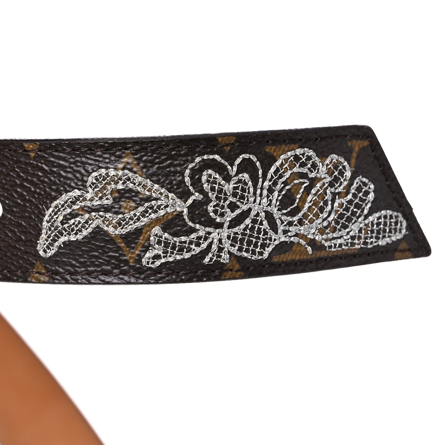 Monogram Dentelle Belt 90 36