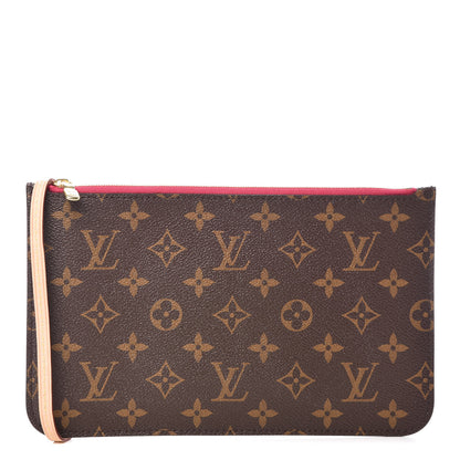 Louis Vuitton Monogram Neverfull MM GM Pochette Pivoine 1 of 8