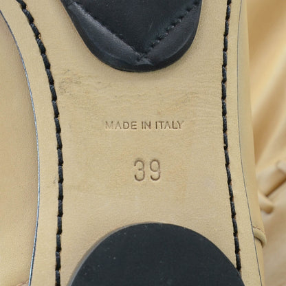 Chanel Leather Lace Up Tall Flat Boots 39 6 of 6