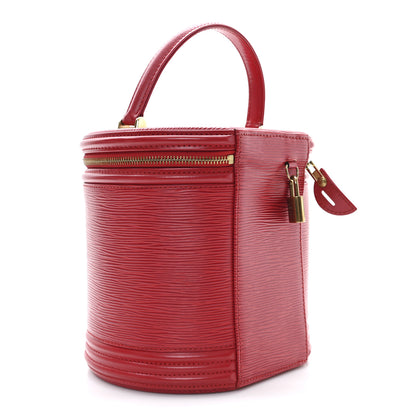 Louis Vuitton Epi Cannes Castillan Red 3 of 9