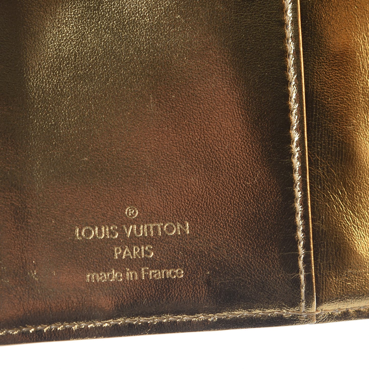 Monogram Miroir Small Ring Agenda Gold
