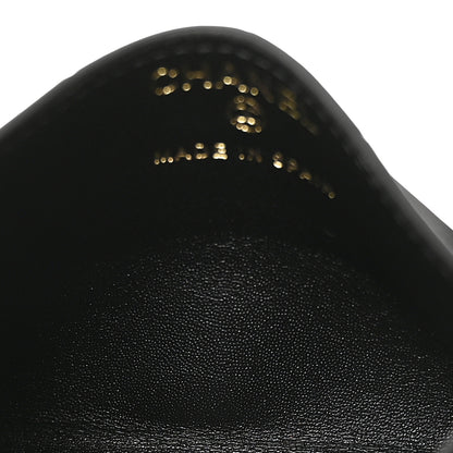 Chanel Calfskin Crocodile Embossed Crococo Card Holder Black 5 of 8