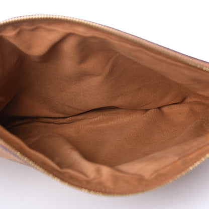 MCM Visetos Large Liz Reversible Shopper Tote Cognac 11 of 23