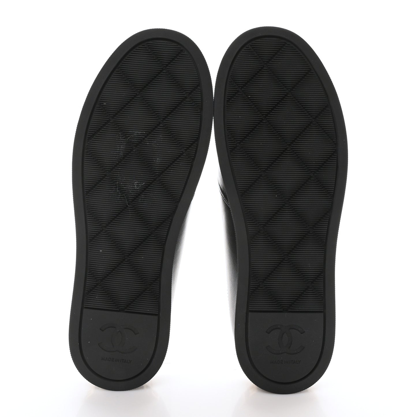 Lambskin Grosgrain Cap Toe Sneaker Mules 36 Black