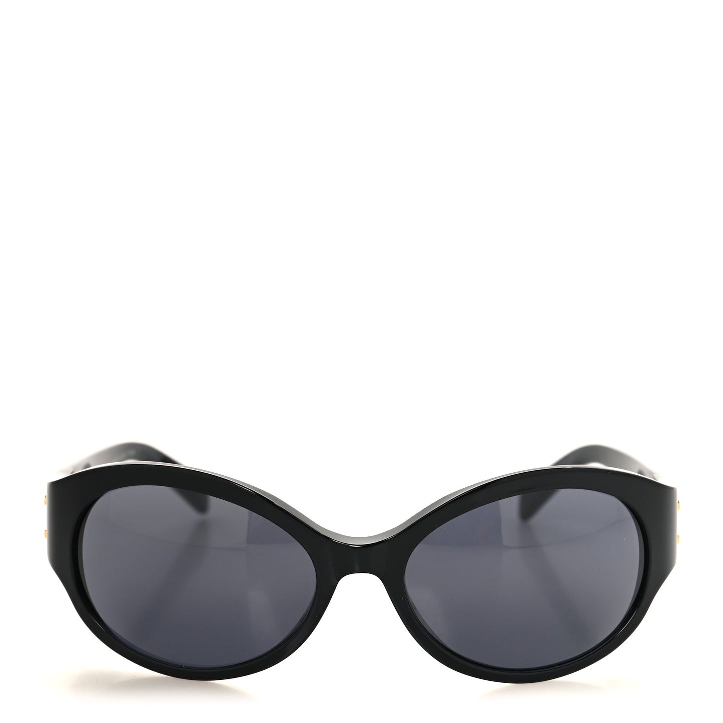 Acetate Round Triomphe Sunglasses CL40271I Black