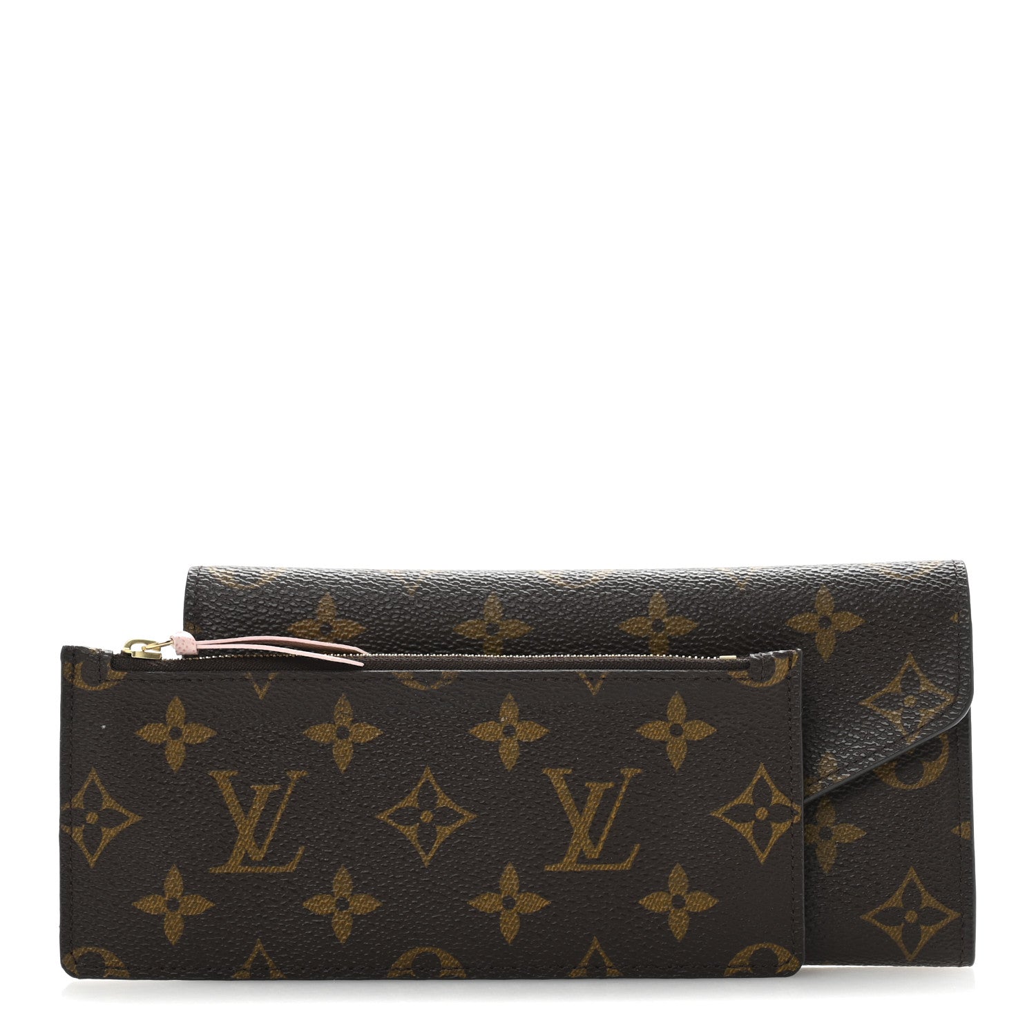 Louis Vuitton Monogram Josephine Wallet Rose Ballerine 3 of 10