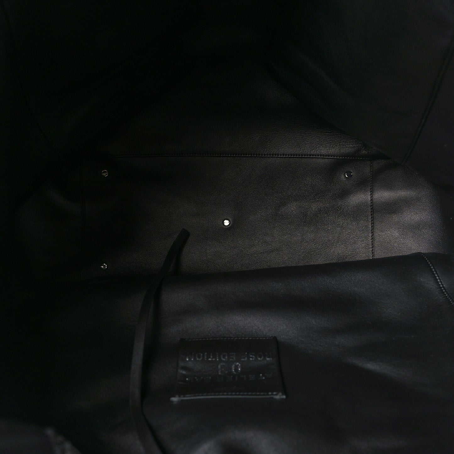 Nappa Atelier 03 Rose Edition Large Tote Bag Black