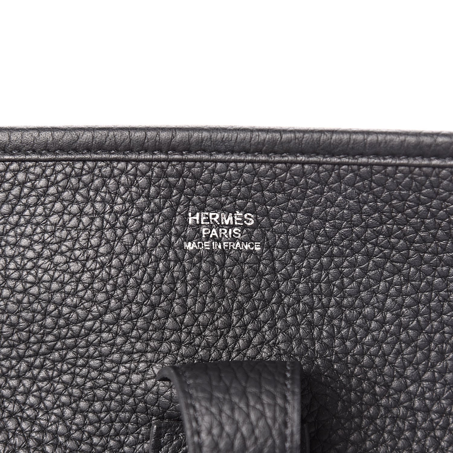 Hermes Taurillon Clemence Evelyne III GM Black 6 of 10