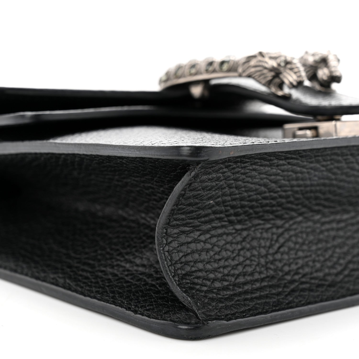 Gucci Calfskin Mini Dionysus Shoulder Bag Black 9 of 11