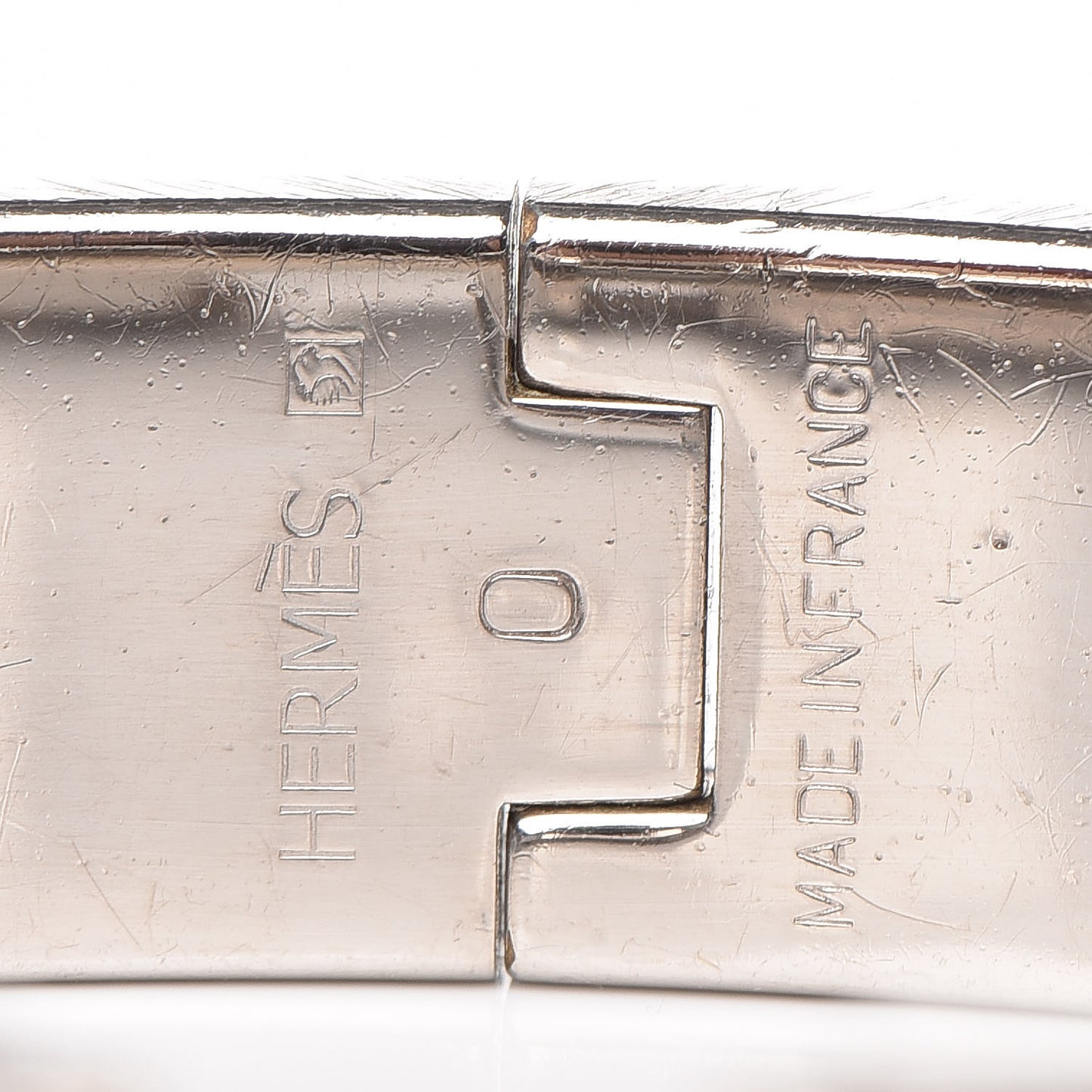 Enamel Narrow Clic Clac H Bracelet PM Ardoise