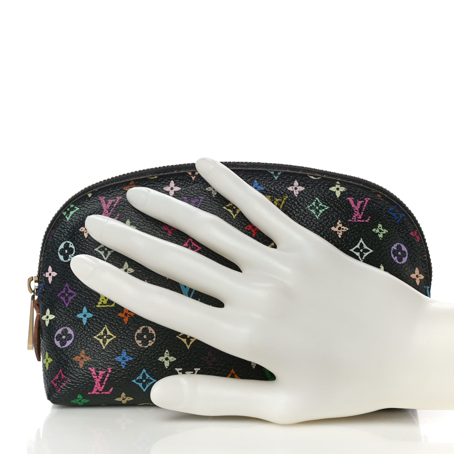 Monogram Multicolor Cosmetic Pouch Black Grenade