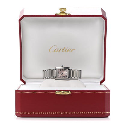 Cartier Stainless Steel 20mm Tank Francaise 160th Anniversary Quartz Watch 6 of 6