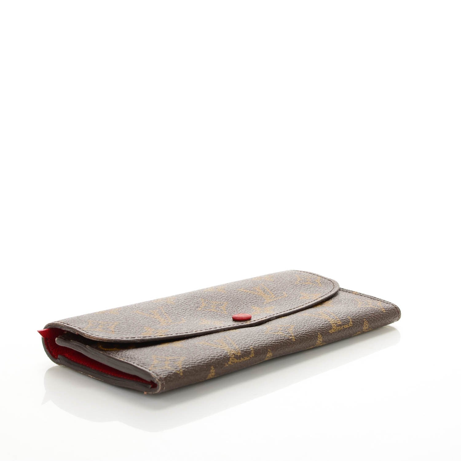 Louis Vuitton Monogram Emilie Wallet Red 4 of 9