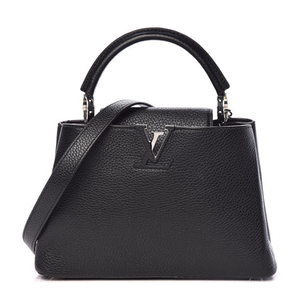 Louis Vuitton Taurillon Capucines BB Black 1 of 9