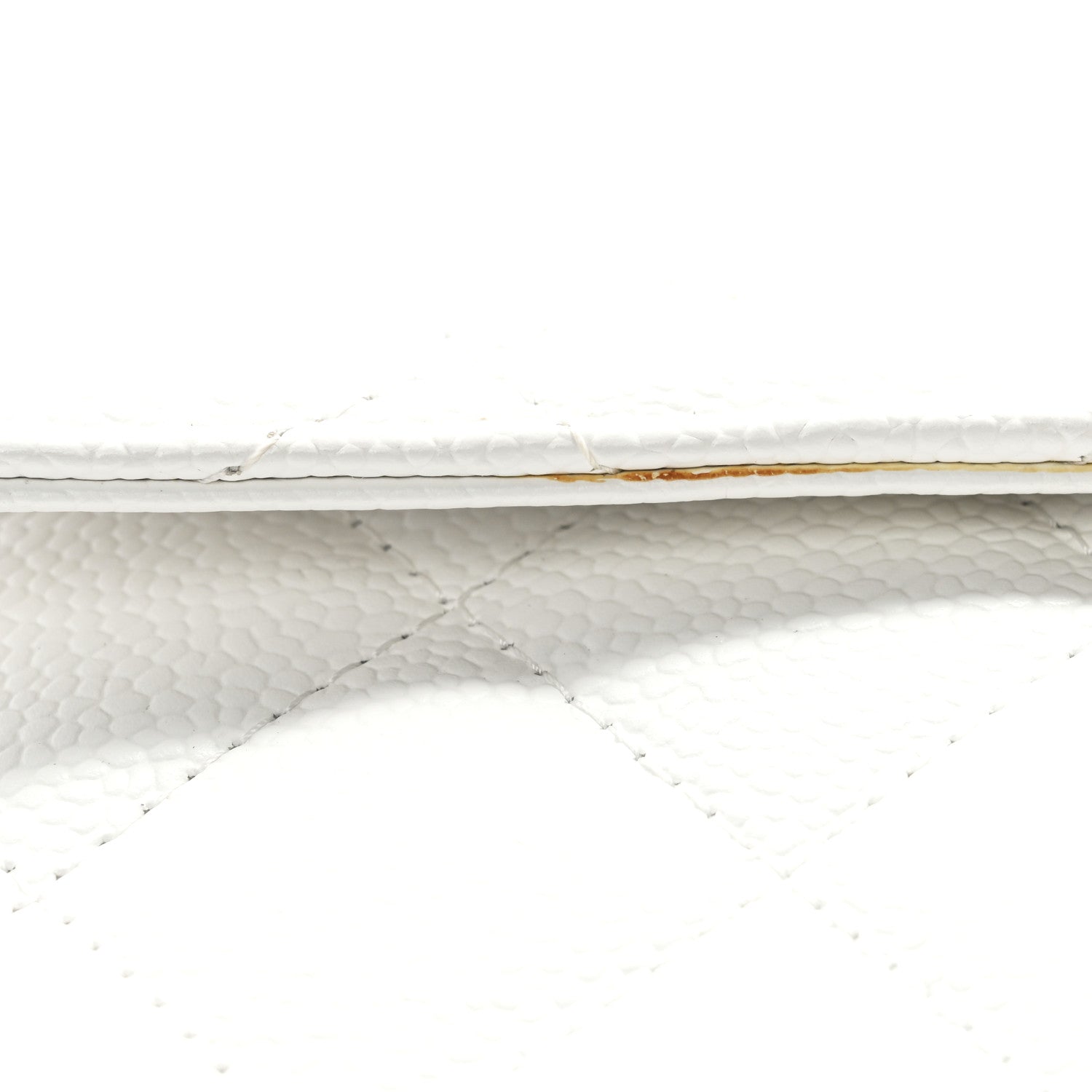 Chanel Caviar Quilted Jumbo Single Flap White 15 of 15