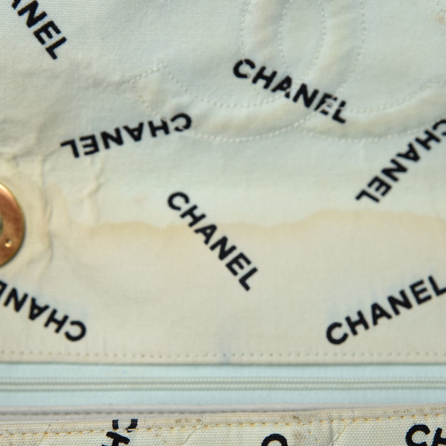 Chanel Canvas Quilted XL Jumbo Single Flap Green 19 of 21