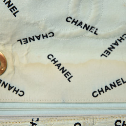 Chanel Canvas Quilted XL Jumbo Single Flap Green 19 of 21