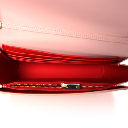 Christian Louboutin Calfskin Spikes Paloma Clutch Rosy 5 of 10