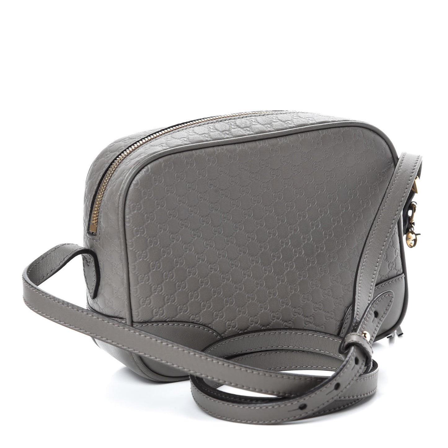 Microguccissima Mini Bree Messenger Bag Grey