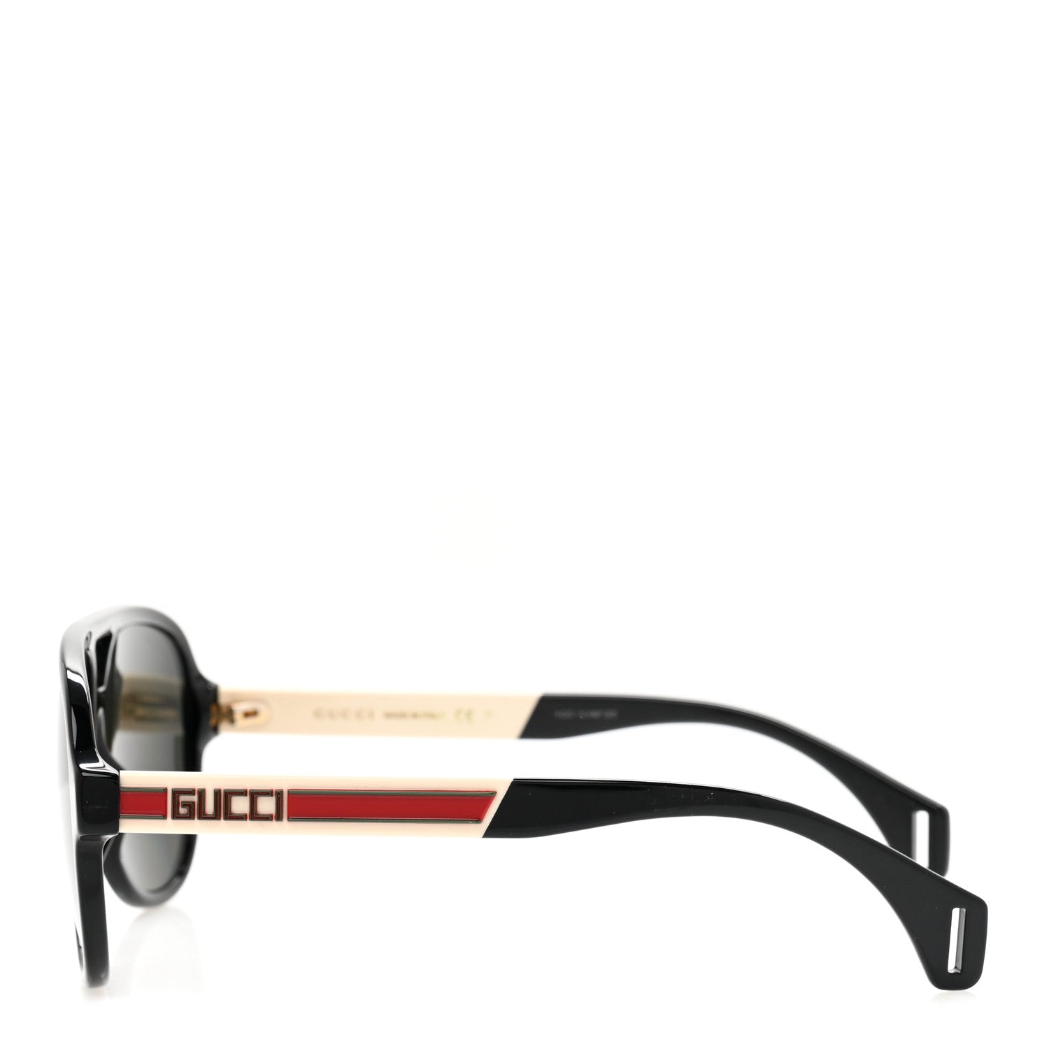 Gucci Aviator Web Sunglasses GG0463S Black 3 of 8