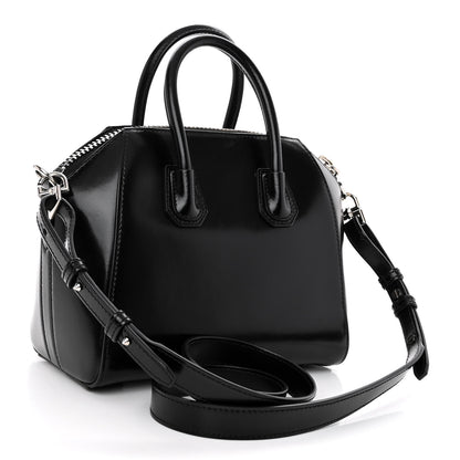 Givenchy Shiny Lord Calfskin Mini Antigona Black 3 of 9