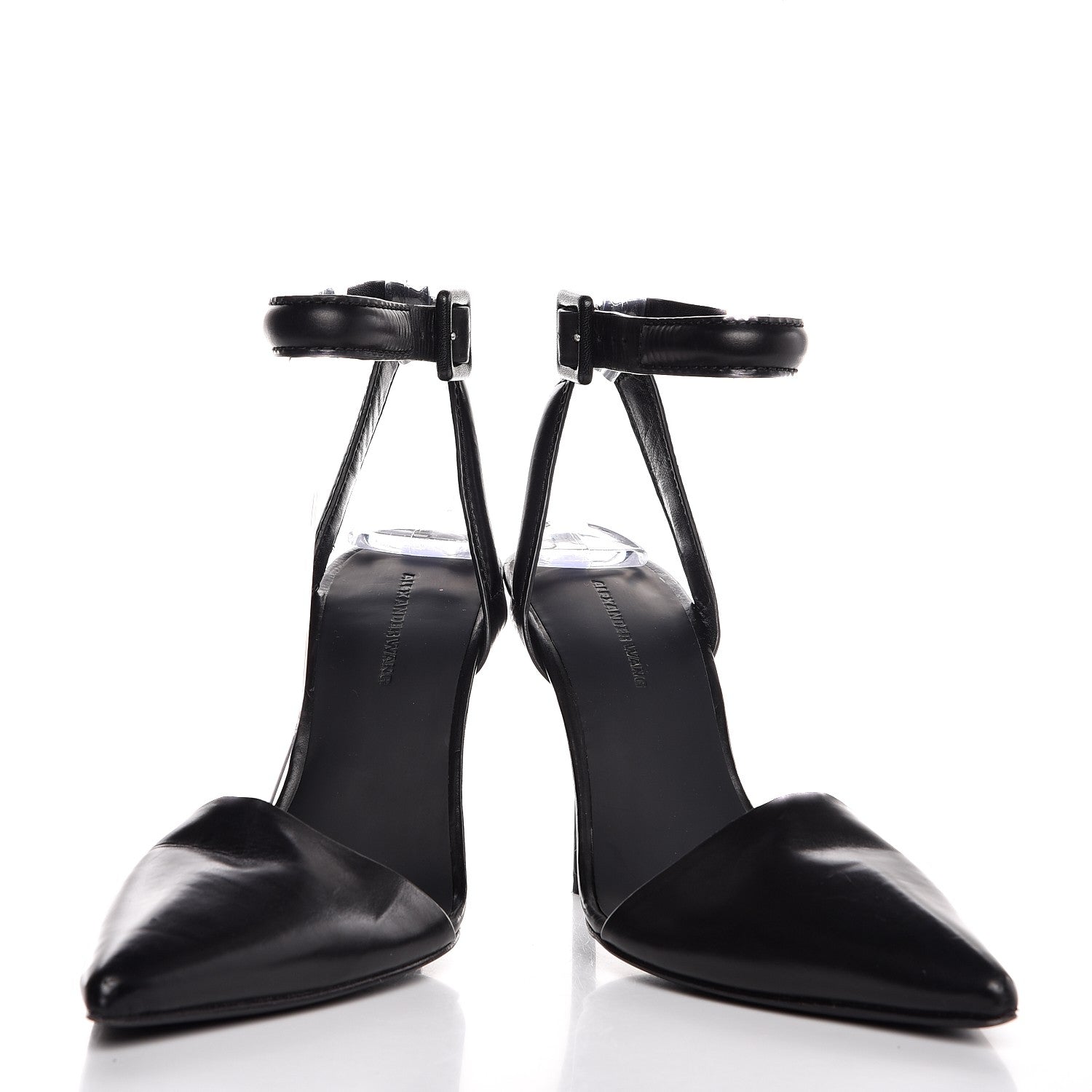 Alexander Wang Calfskin Lovisa Ankle Strap Pumps 35.5 Black 9 of 9