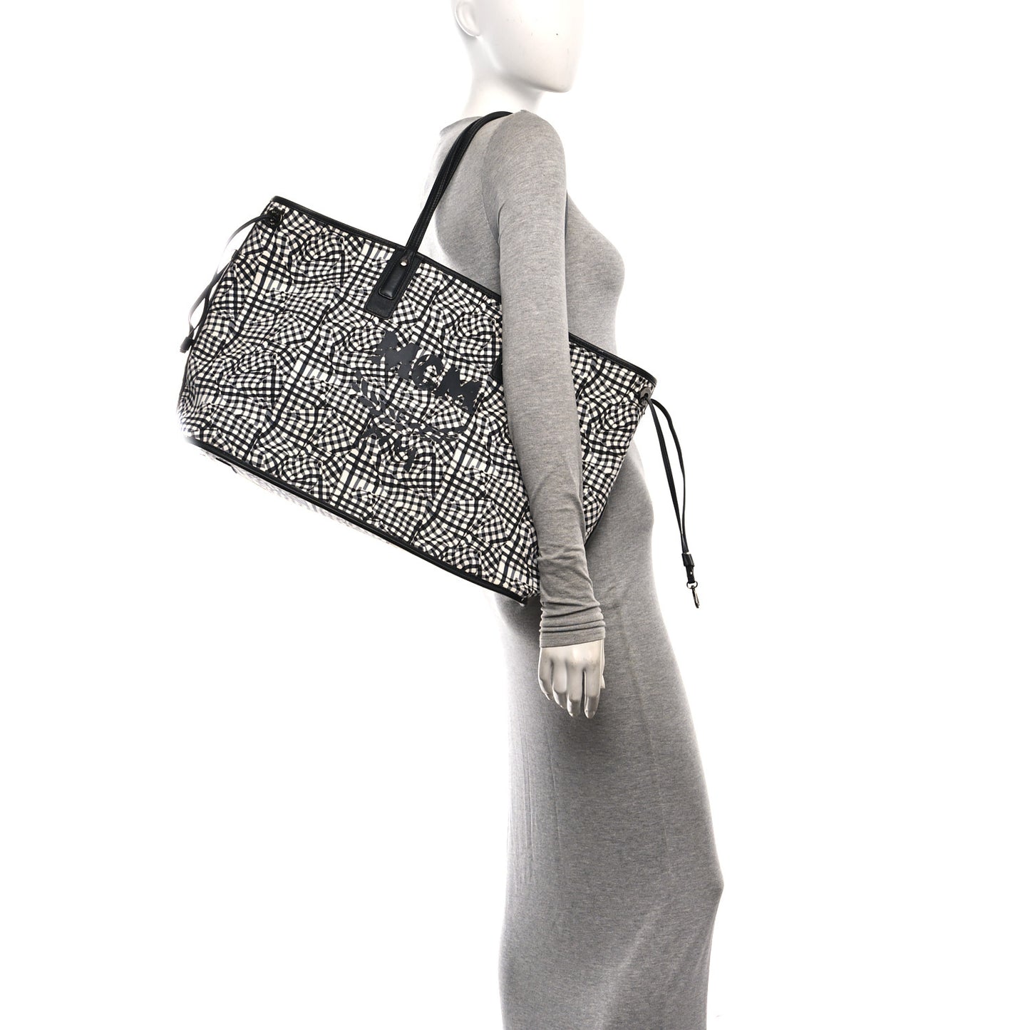Visetos Large Liz Reversible Shopper Tote Black