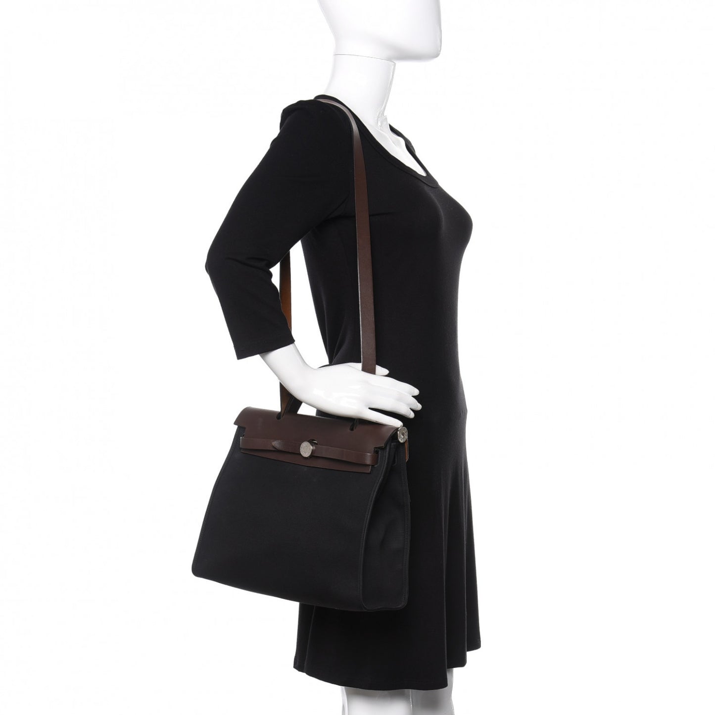 Toile Vache Hunter Herbag Zip 31 PM Black Ebene