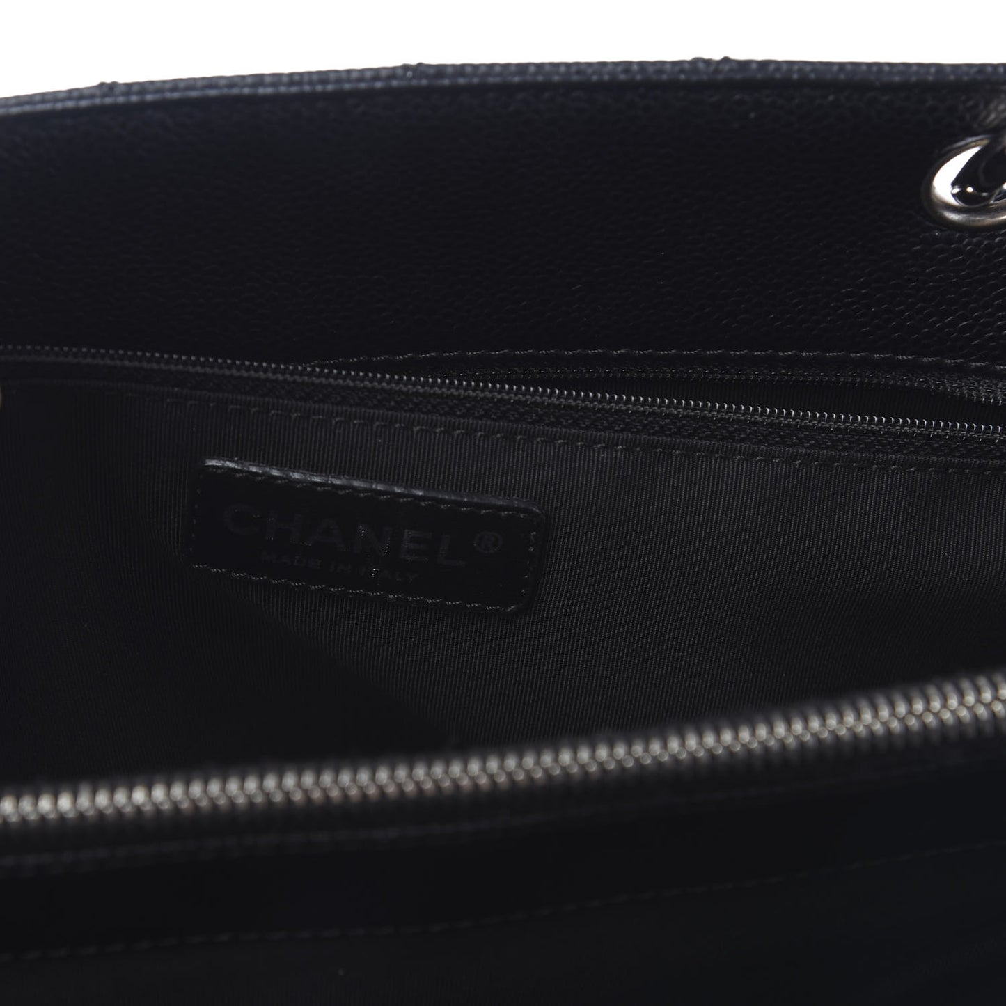 Caviar Quilted Grand Shopping Tote GST Black