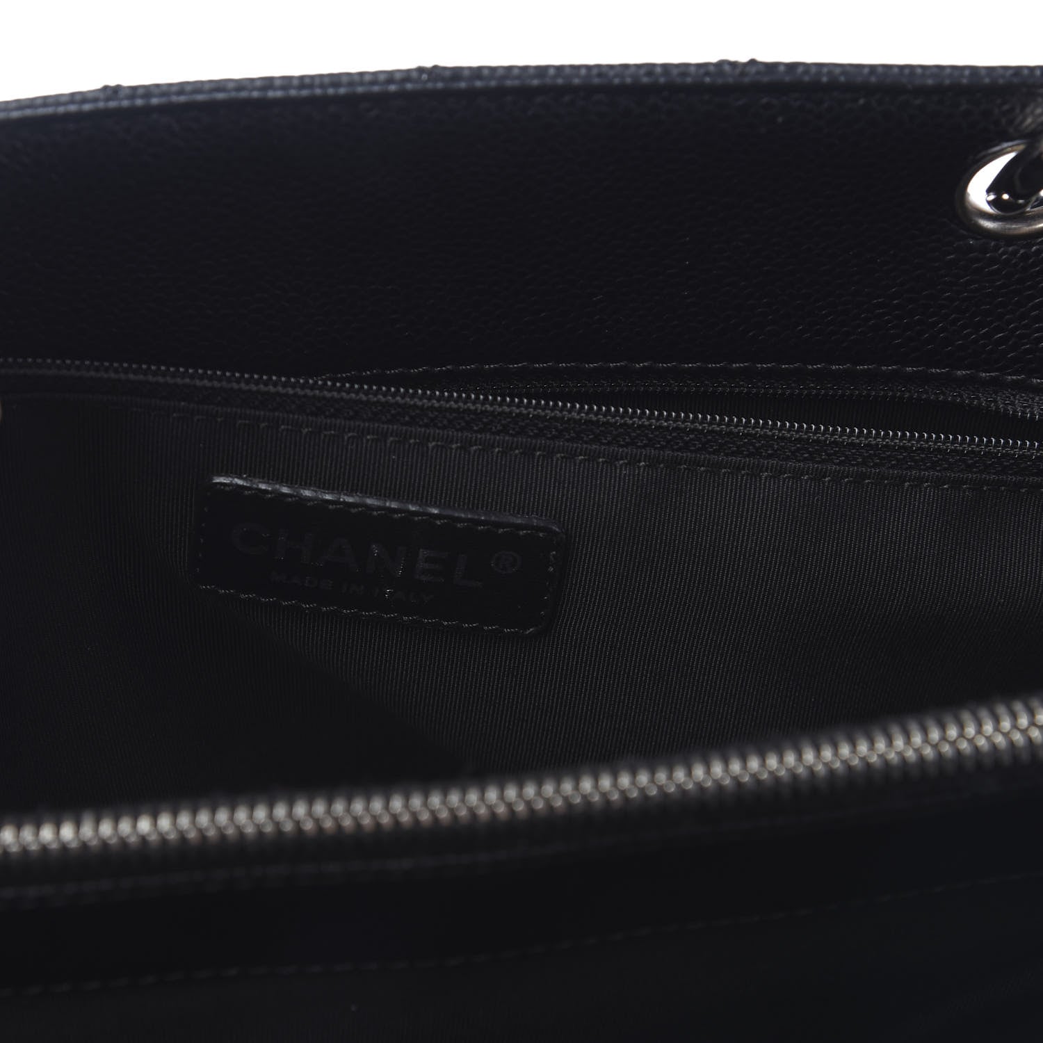 Chanel Caviar Quilted Grand Shopping Tote GST Black 7 of 10
