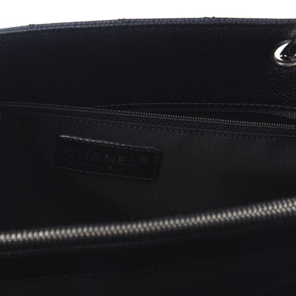 Chanel Caviar Quilted Grand Shopping Tote GST Black 7 of 10