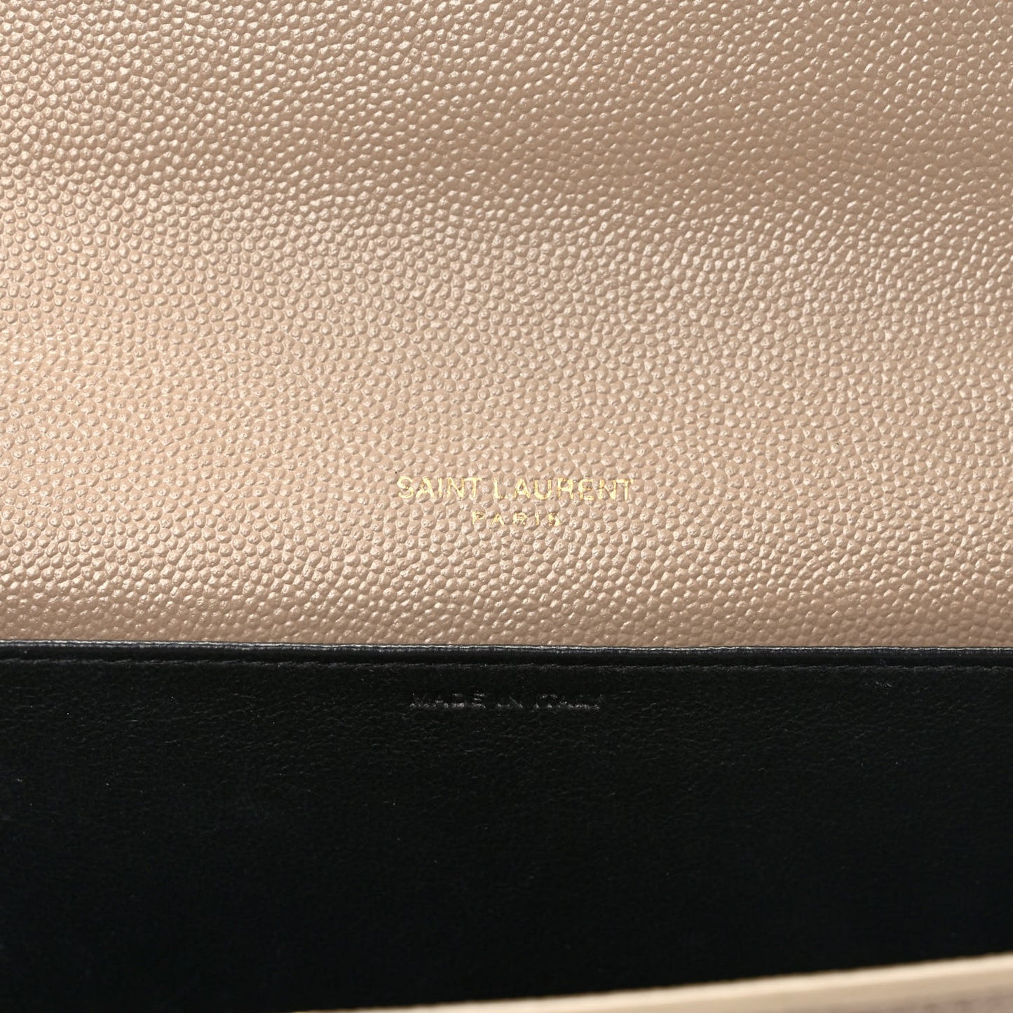 Grain De Poudre Monogram Uptown Chain Wallet Dark Beige