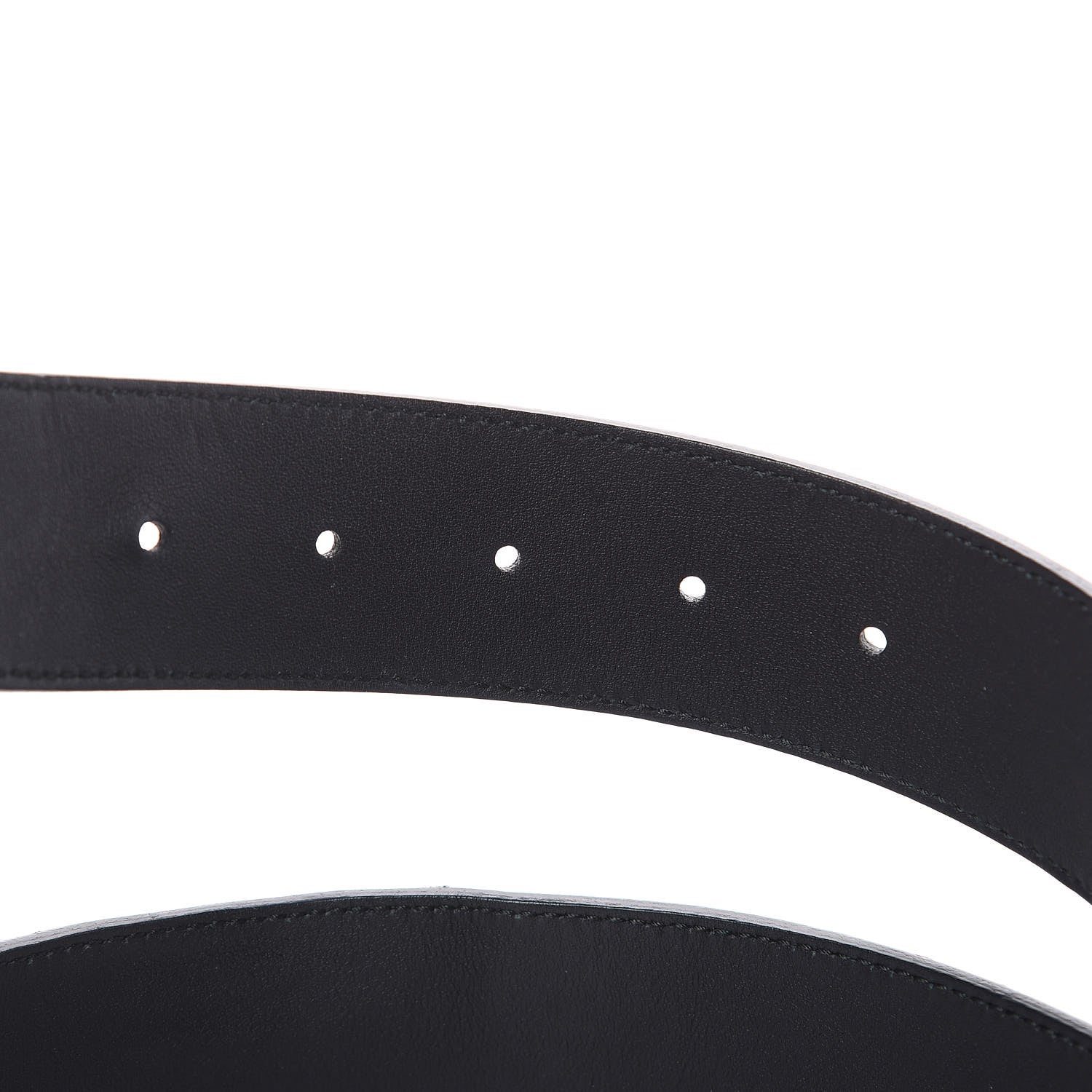 Gucci Textured Calfskin Double G 40mm Belt 110 44 Black 4 of 6