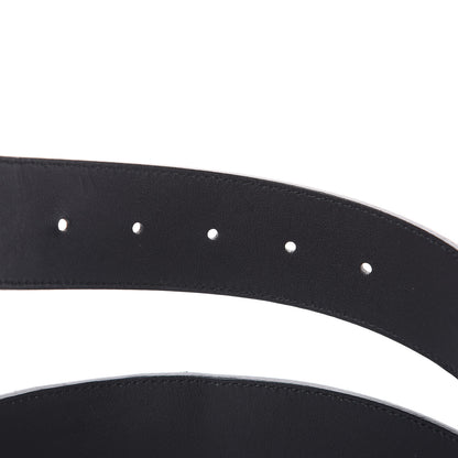 Gucci Textured Calfskin Double G 40mm Belt 110 44 Black 4 of 6