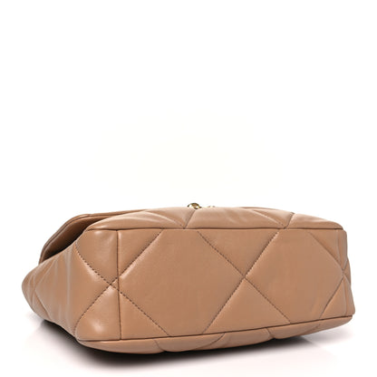 Chanel Lambskin Quilted Medium Chanel 19 Flap Brown 4 of 11